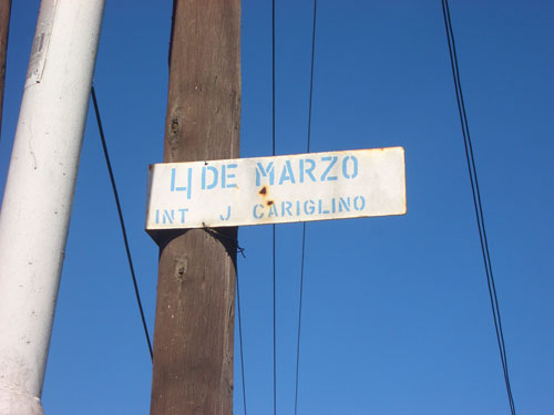 placa de nom de carrer