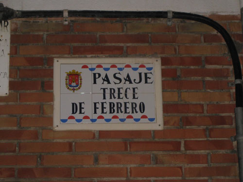 placa de nom de carrer