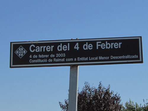 placa de nom de carrer