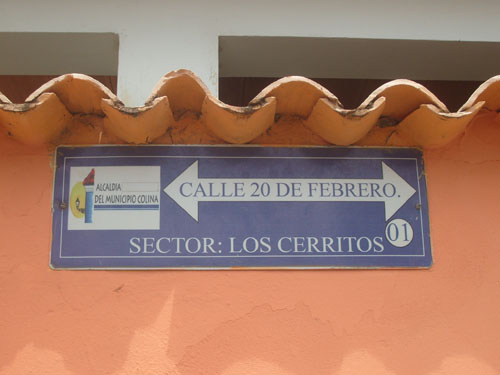 placa de nom de carrer