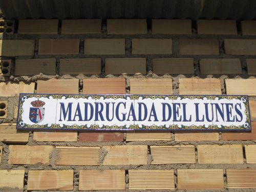 placa de nom de carrer