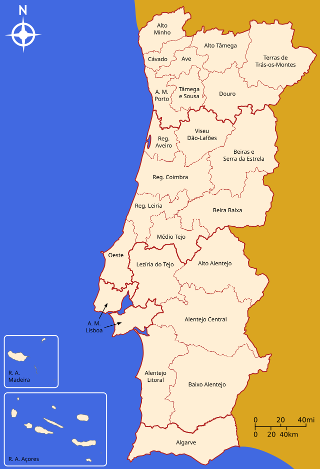 Regions de Portugal